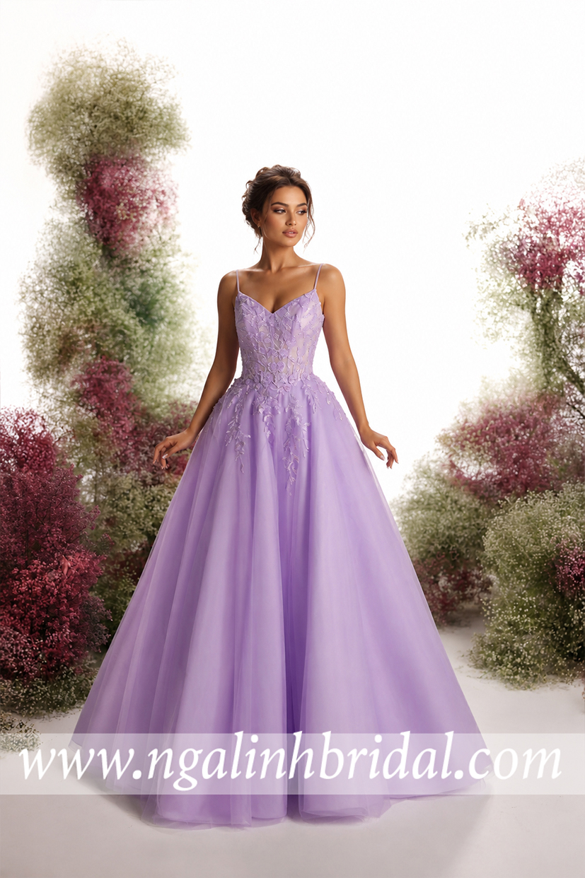 WISTERIA LILAC GOWN